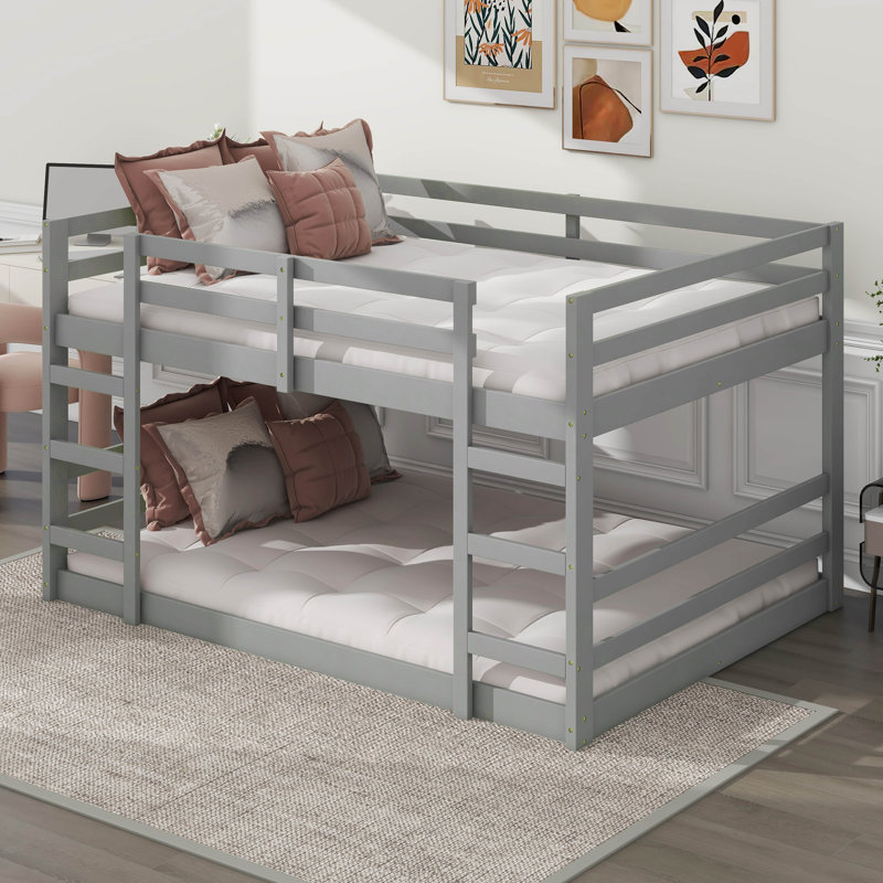 Full Over Full Bunk Bed With Ladder