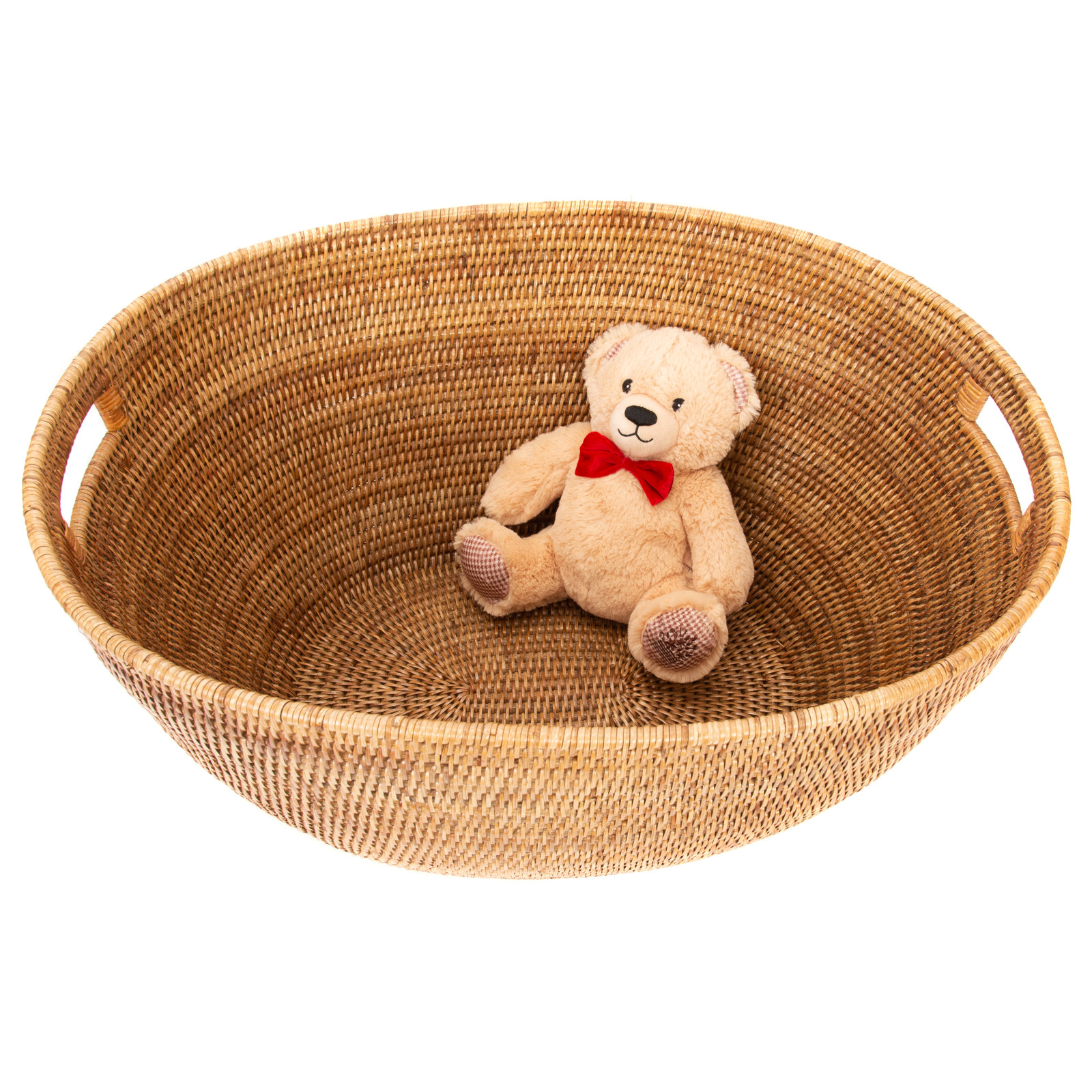 Rael Laundry Basket, Honey Brown
