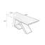 Bureau d'écriture rectangulaire en bois massif noir-102539771-102539773
