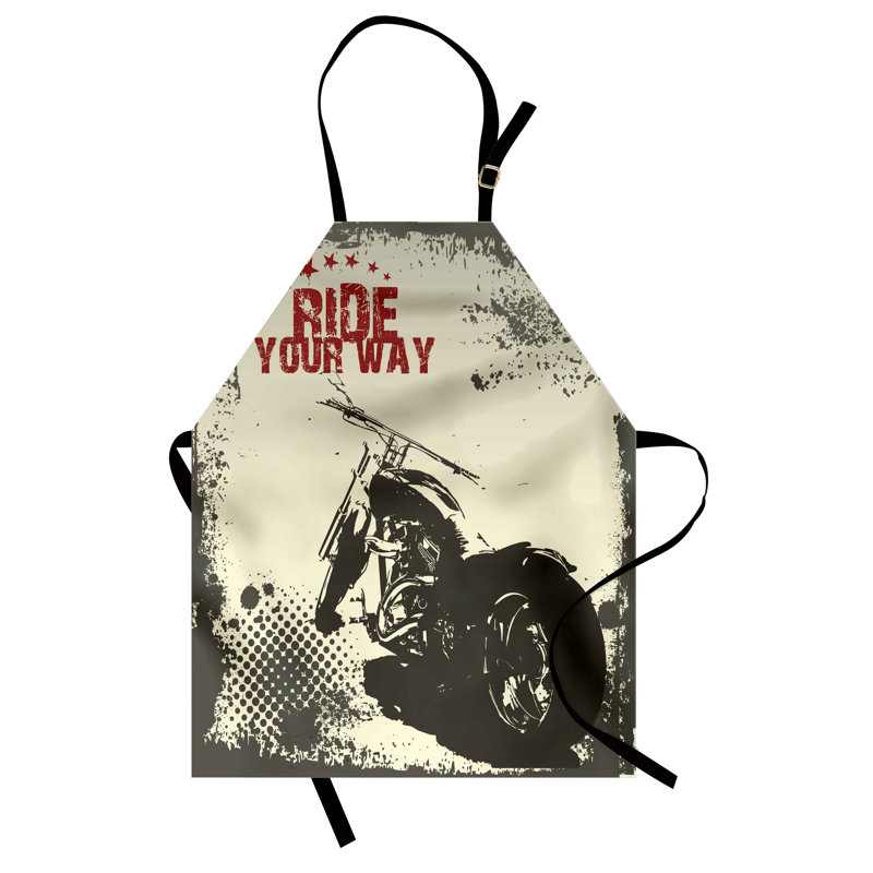 No Pattern Bib Apron