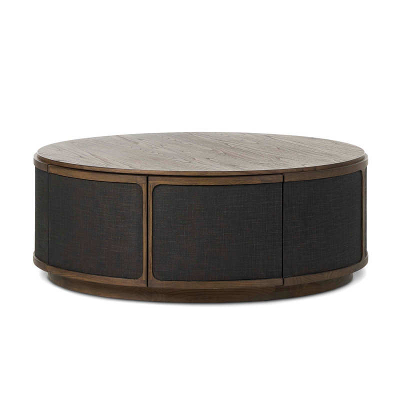 Bertie Coffee Table-Black Linen