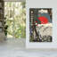 Japanese Summer Sunset Contemporary Wall Art Print 1 Piece Wrapped Canvas Wall Art-1561743817