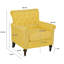 Fauteuil d'appoint capitonné de 29,9 po Abcde-65361620