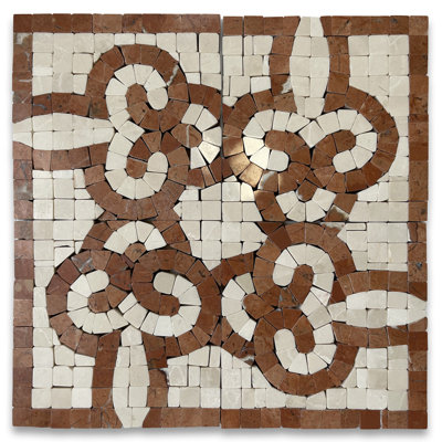 4 in. x 4 in. Marble Tile