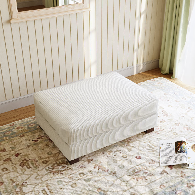 Repose-pieds Maelina, Beige