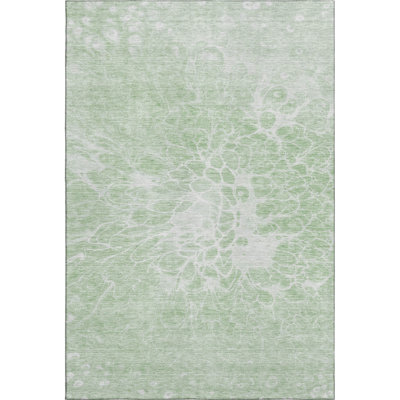 Premium Machine Washable Arnette Mint Rug