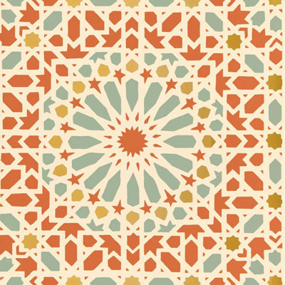 Nasrid Palace Mosaic Wallpaper