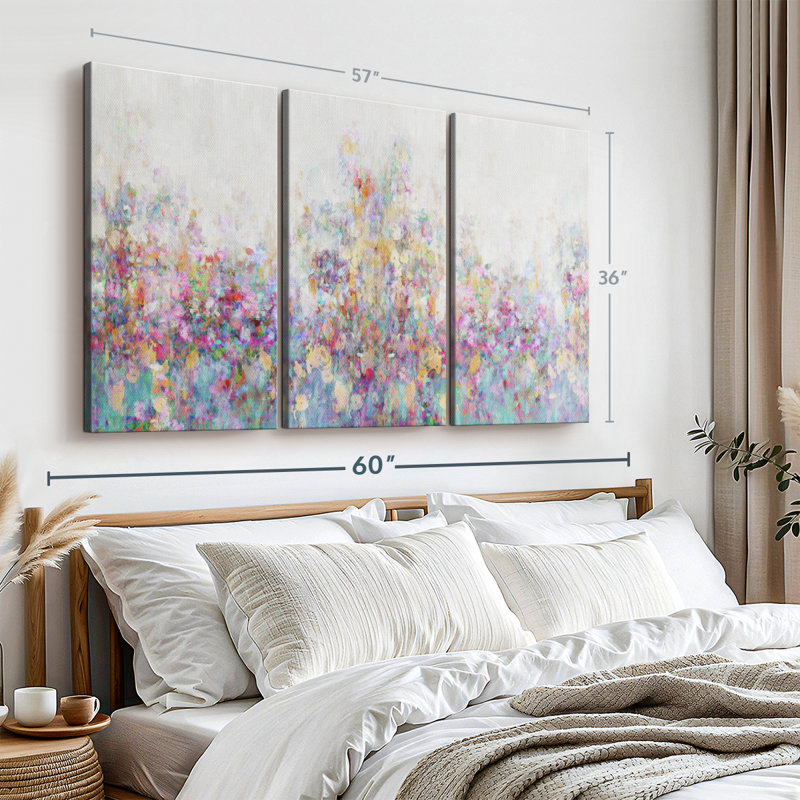 " Overcast Morning Bloom ", 36" H x 57" W