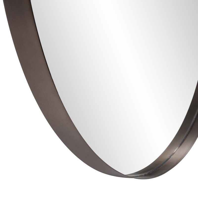 Miroir décoratif Lansing, Laiton brossé