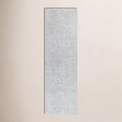 Britley Gray White Hand-Tufted Geometric Wool Rug