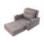 Fauteuil convertible capitonné l 41 po Cournoyer-433490352-433490353