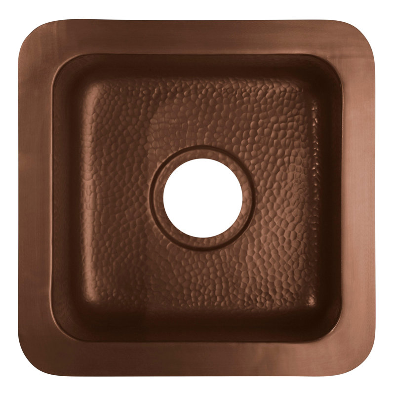 Merrick Drop-In Kitchen Sink, Antique Copper