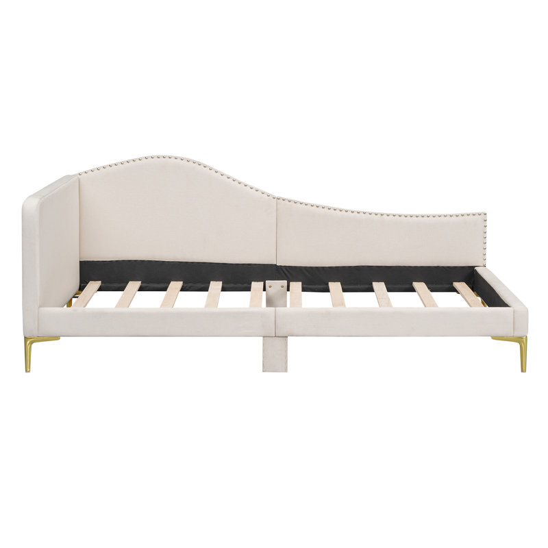 Davona Corner Daybed, Twin, Beige