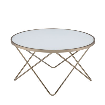 Valora Frosted Glass Top Coffee Table