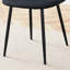 Chaise noire à haute résilience - Pieds en métal pour un confort durable de 4 chaises modernes au look sophistiqué-1746172972-1746172970