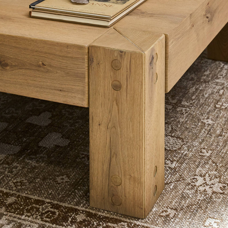 Keaton Emmer Coffee Table-Aged Smoked Oak