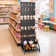 Pegboard Display Stand with 30 Hooks Pegboard Panels Display with a Plate Black