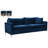 Naomi 81.5" Velvet Square Arm Sofa-890174158