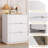 23.5" W 3-Drawer Dresser, Chest of Drawers with Cut-Out Handle and Large Storage Space-888987769