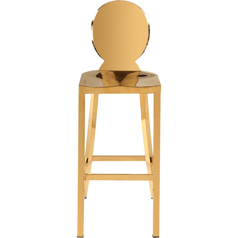 Maddox 29" Bar Stool, Gold