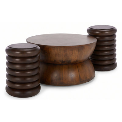 Anatoly 3 Piece Living Room Table Set