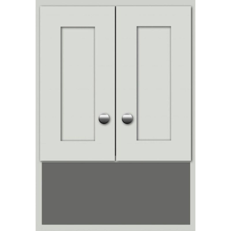 Armoire de salle de bain murale, Blanc