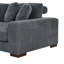 Grand canapé modulaire à double assise en velours côtelé Large Seating-879624585