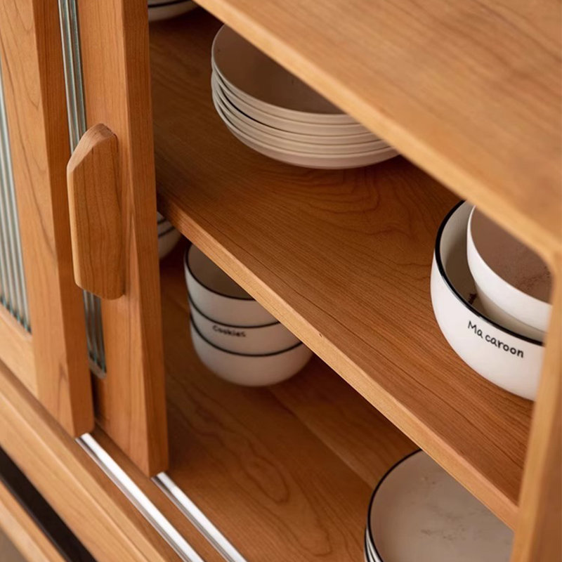 Buffet en bois massif moderne et minimaliste
