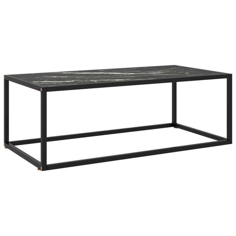 Ebern Designs Frame Single Coffee Table, 13.8" H x 39.4" L x 19.7" W, Black