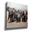  «Herd Of Elephants» par Jennie Smallenbroek, art mural sur toile, 37 po x 37 po-52685215