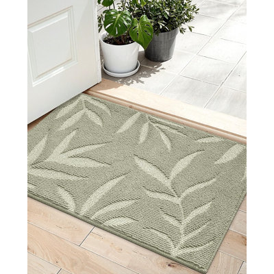 Tapis d'entrée lavable pour chaussures boueuses
