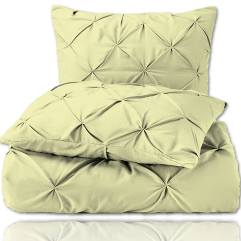 Cotton Blend Geometric Shapes Duvet Cover Set with Pillowcases Included, Double Duvet Cover Set + 2 Standard Pillowcases