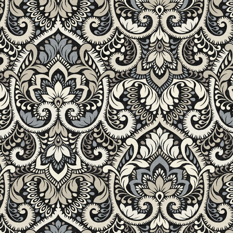 Coussin de chaise d'extérieur 3,5 po ARDEN, Noir / Neutre