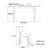 Rectangular home creative dining table
