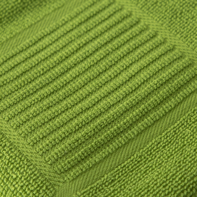 T-fal Solid and Check Dish Cloth, Green