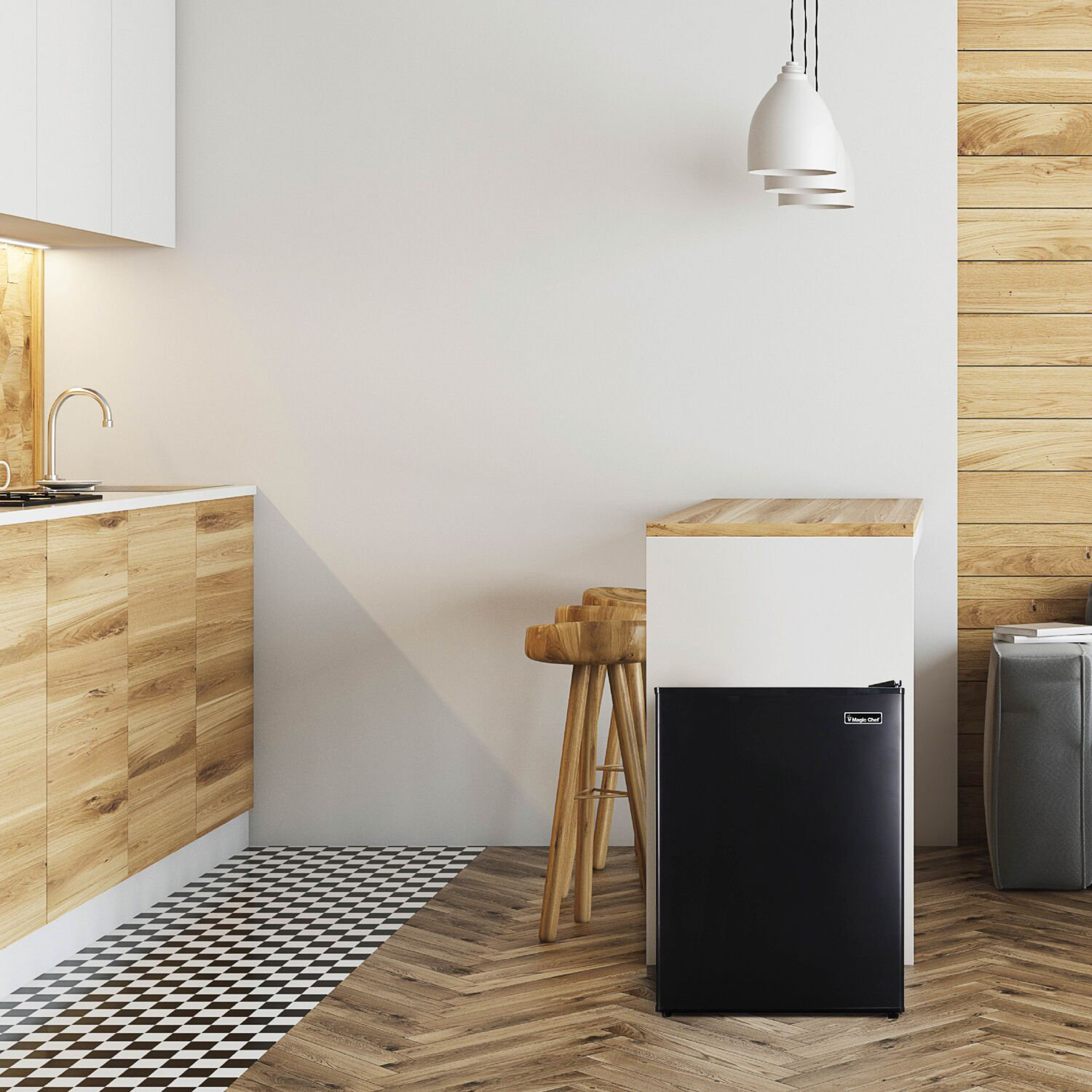 Magic Chef - 2.4 Cu. Ft. Mini Fridge - Black | Fridge.com