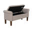 Banc de rangement rembourré