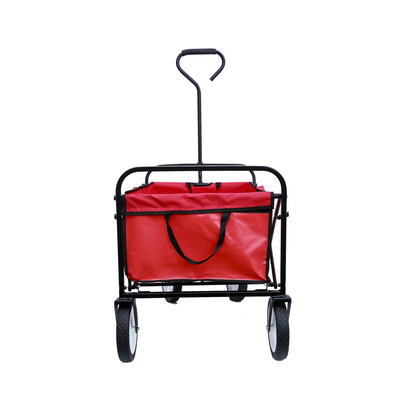 Chariot de plage pliant Wagon Garden (rouge)