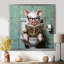 Keiaira, cochon de toilette lisant le journal III - cochon, art mural-1214519100-1214519097-1214519103