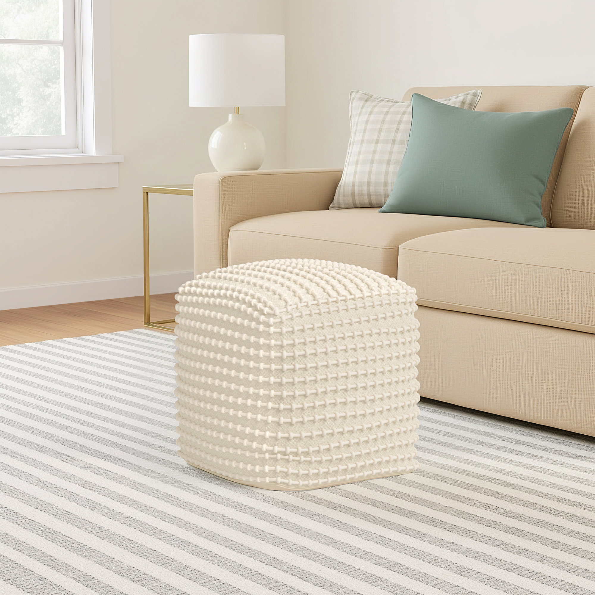 Adelyn Upholstered Pouf