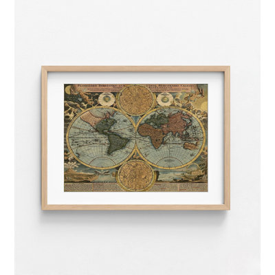 Lakki carte du monde, impression de carte grand monde, carte du monde Atlas rétro, grande carte du monde élégant, carte rustique du monde bureau à domicile, impression affiche