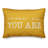 Textual Indoor/Outdoor Throw Pillow