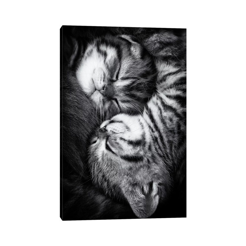 Yin et Yang - Giclée sur toile tendue avec châssis