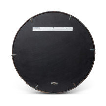 Round Metal Wall Mirror, 25" x 25"