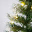 Ensemble de 3 pièces de Noël artificiel: couronne et 2 arbres d'entrée avec lumières DEL, assemblage facile pour Noël