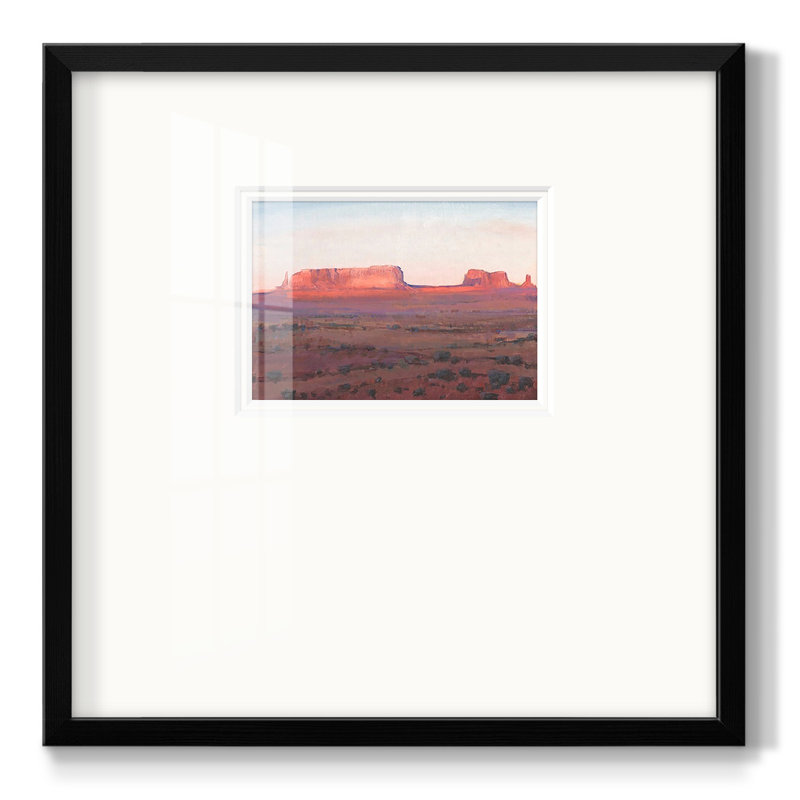 Red Rocks at Dusk I - impression d'un seul cadre photo, H 17 po x l 17 po x P 1,25 po