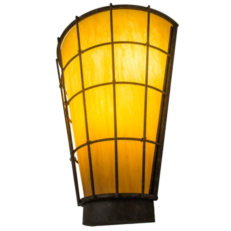 Toriander Steel Flush Mounted Sconce