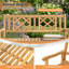 Banc de jardin en bois Camarillo