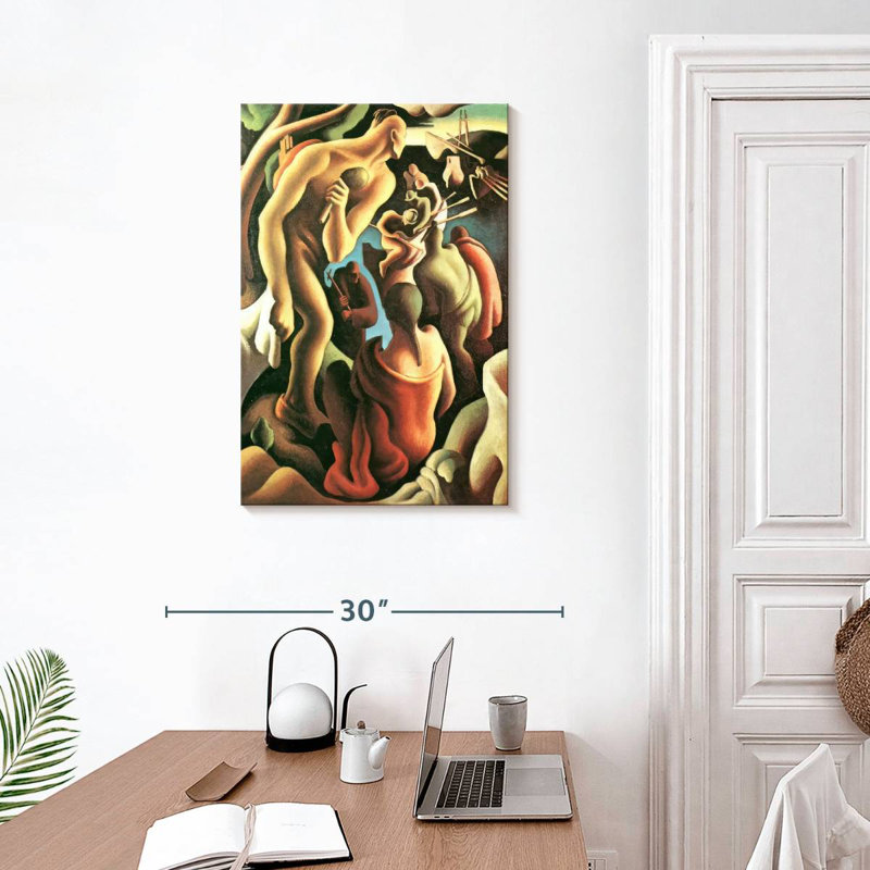Lelar American Discovery Viewed By Native, 30" H x 20" W