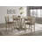 5Pcs Set Counter Table Set Square Counter Table Modern Farmhouse Rustic Look Distressed Look